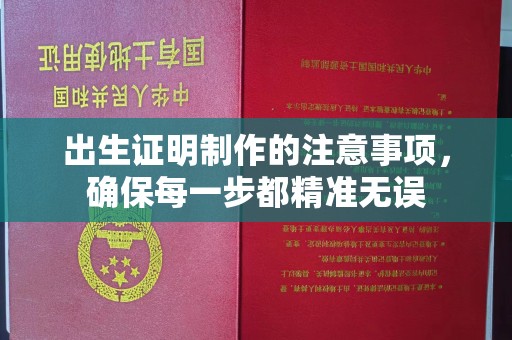 喀什出生证明制作的注意事项，确保每一步都精准无误