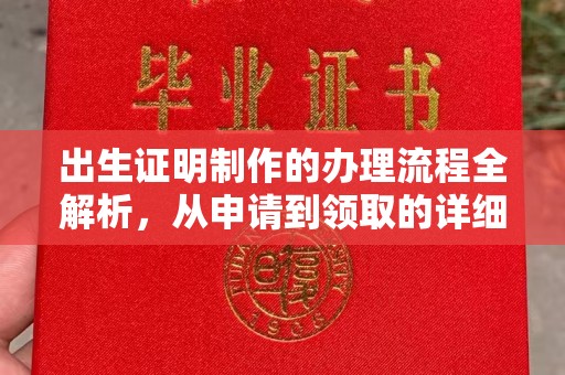 喀什出生证明制作的办理流程全解析，从申请到领取的详细指南