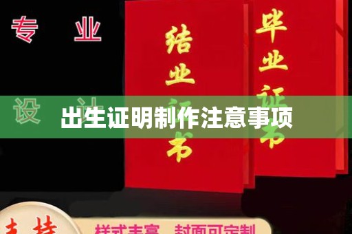 喀什出生证明制作注意事项