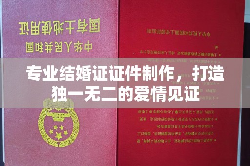 喀什专业结婚证证件制作，打造独一无二的爱情见证