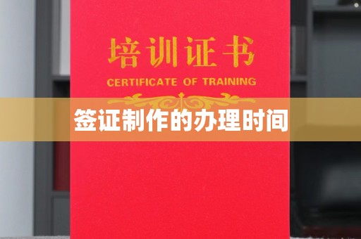 喀什签证制作的办理时间