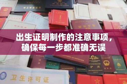 喀什出生证明制作的注意事项，确保每一步都准确无误