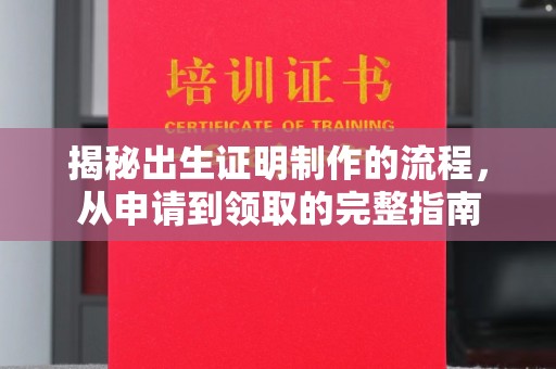 喀什揭秘出生证明制作的流程，从申请到领取的完整指南