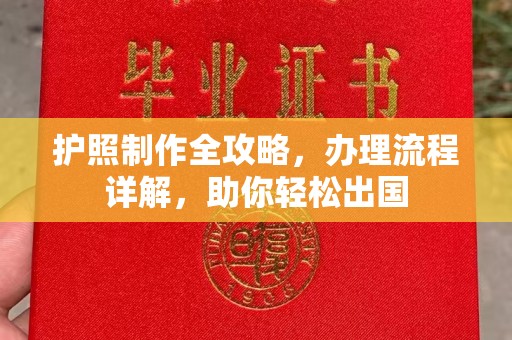 喀什护照制作全攻略，办理流程详解，助你轻松出国