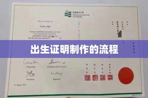 喀什出生证明制作的流程